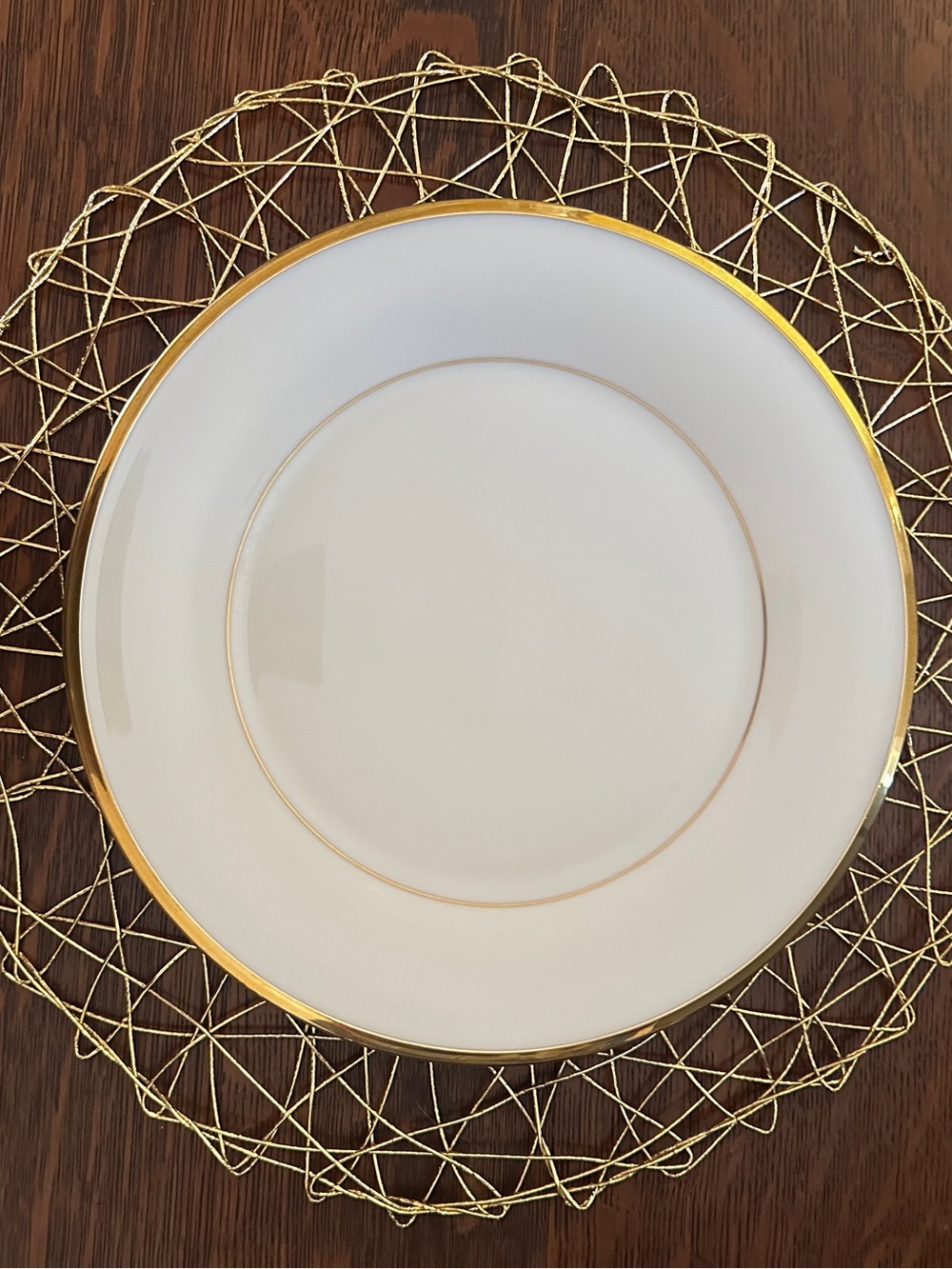 Set of 8 Gold 15” Chargers—Target